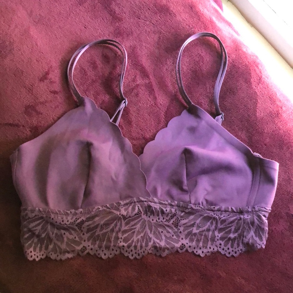 Purple Lace Bralette